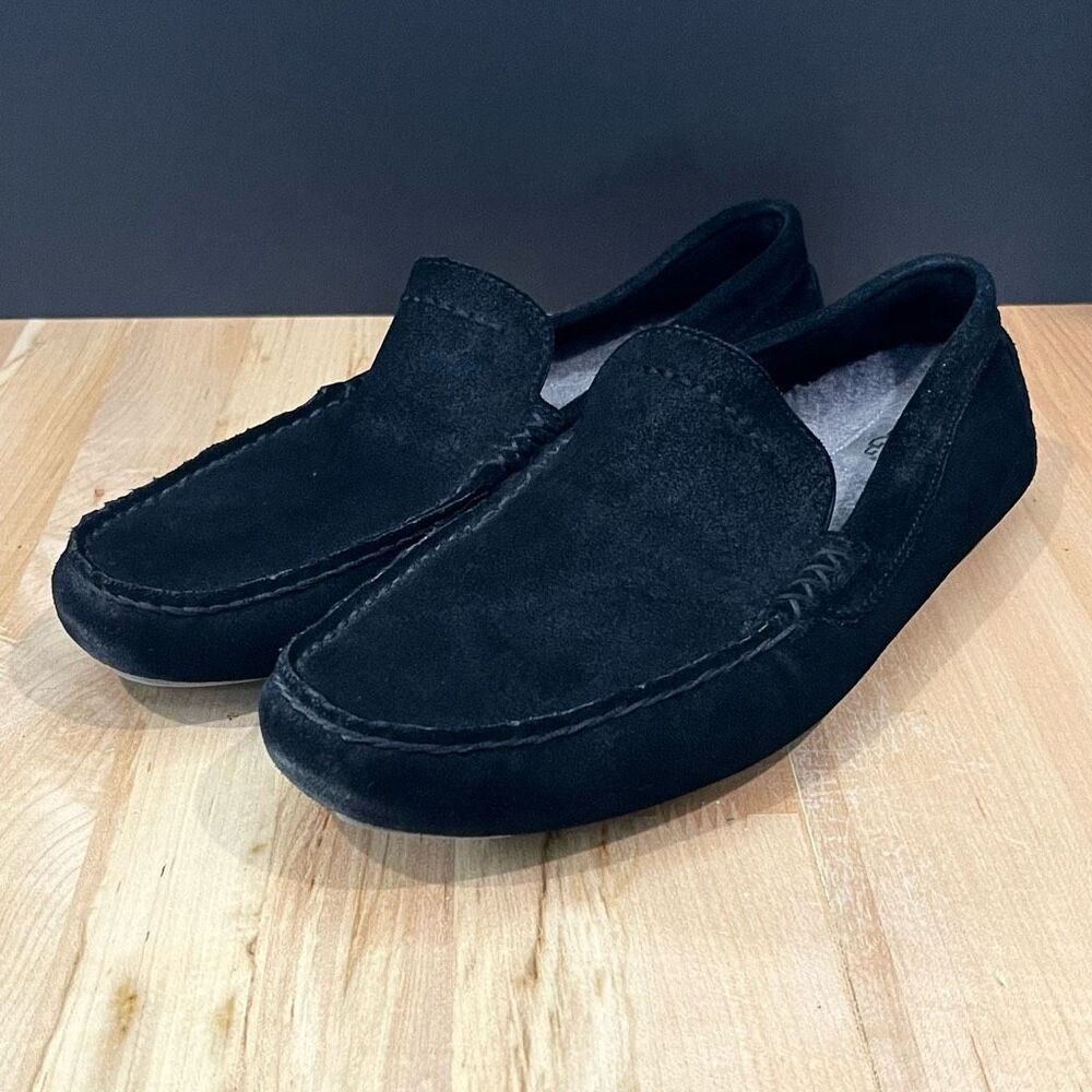 UGG Black Suede Henri k Flats with 2 insoles. Excellent condition. Size 10